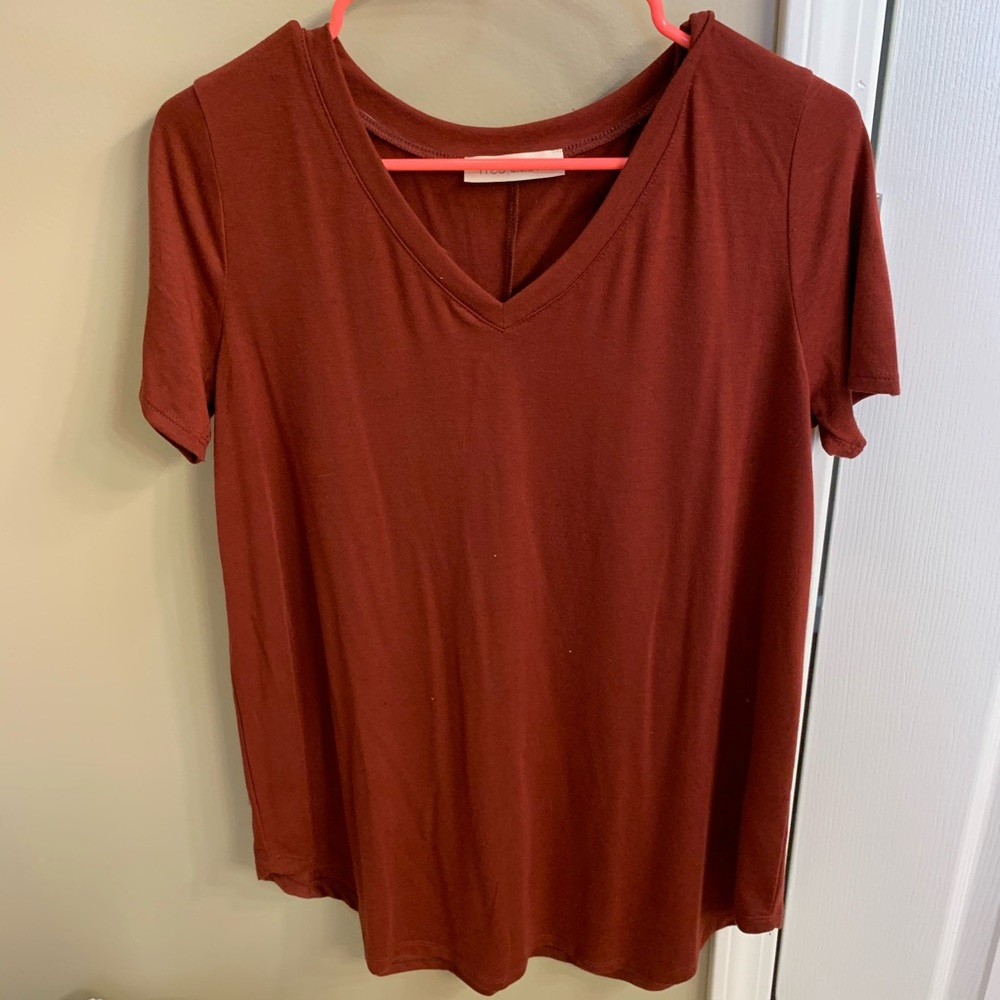 Burnt orange boutique top